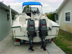 Angler 22 for sale w/ twin Suzuki 115 hp outboards